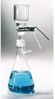 Wilmad-Lab Glass BP-1755-090 Filterware Microfiltration Filter Apparatus, 1 L Funnel Capacity, 90 mm Length