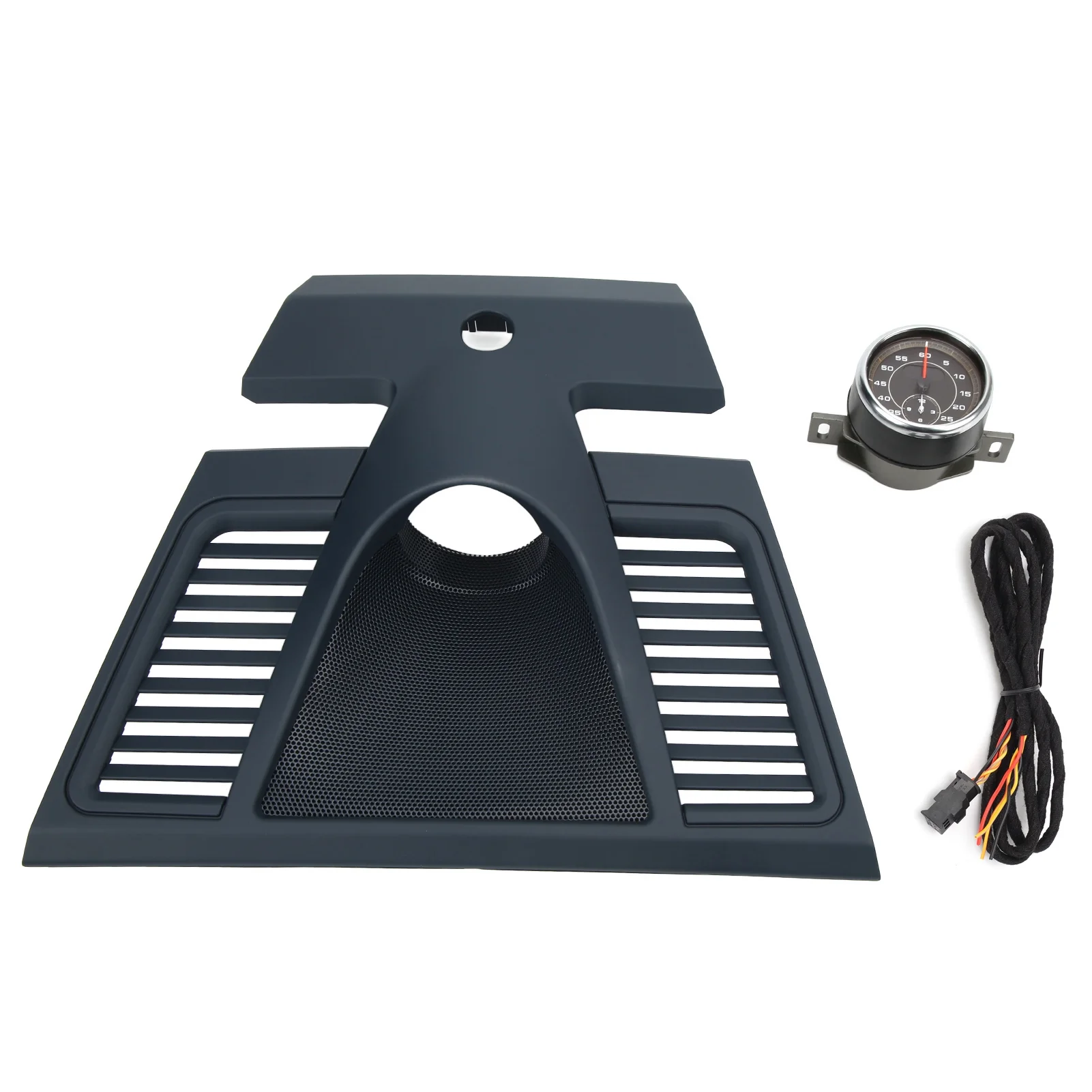 Instrument Panel Upper Cover Dash Clock 970 552 151 01 8Y0 Replacement for Panamera 2010?2016Black Stopwatch