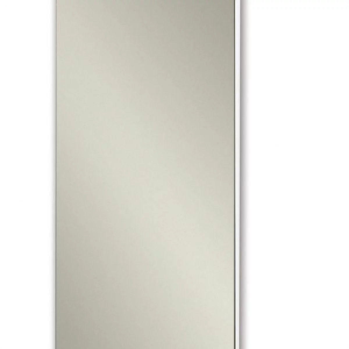Jensen 1035P24WH Cove Frameless Medicine Cabinet with Polished Mirror, 16-Inch by 26-Inch, White