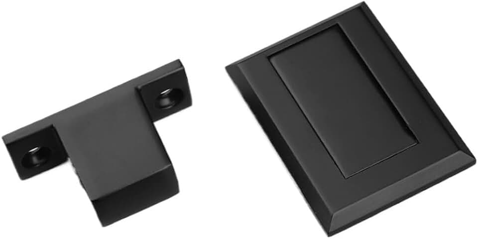 Punch Free Heavy Duty Door Holder Magnetic Invisible Door Stopper Catch(D)