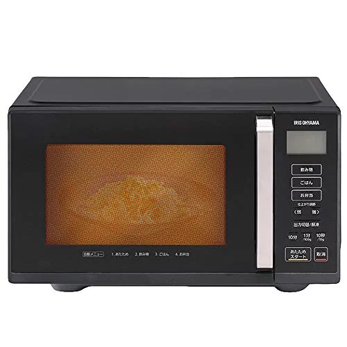 Iris Oyama microwave 22L Flat table Hertz free 900W Simple operation black IMB-F2201-B