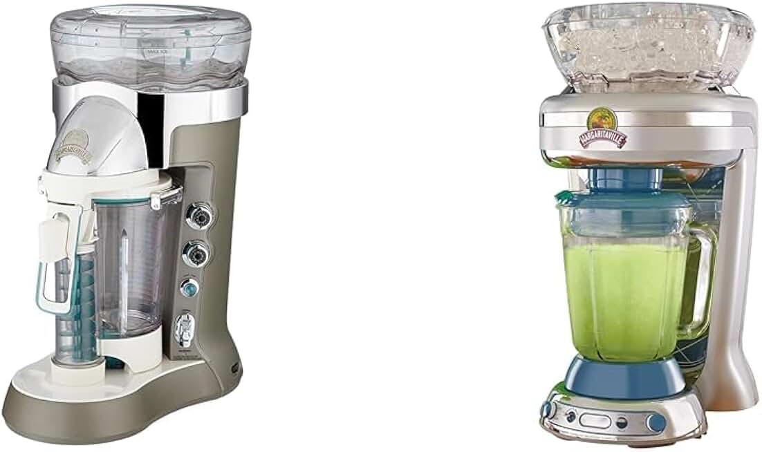 Margaritaville Bali Frozen Margaritas & Key West Frozen Concoction Maker with Easy Pour Jar and XL Ice Reservoir,Green