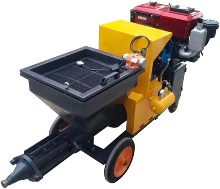 Small diesel concrete sprayer cement mortar spraying machine