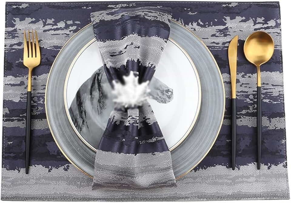 French Placemat Vintage Ironing Insulation Mat Cloth Western Placemat Cloth Placemat Cloth(E)