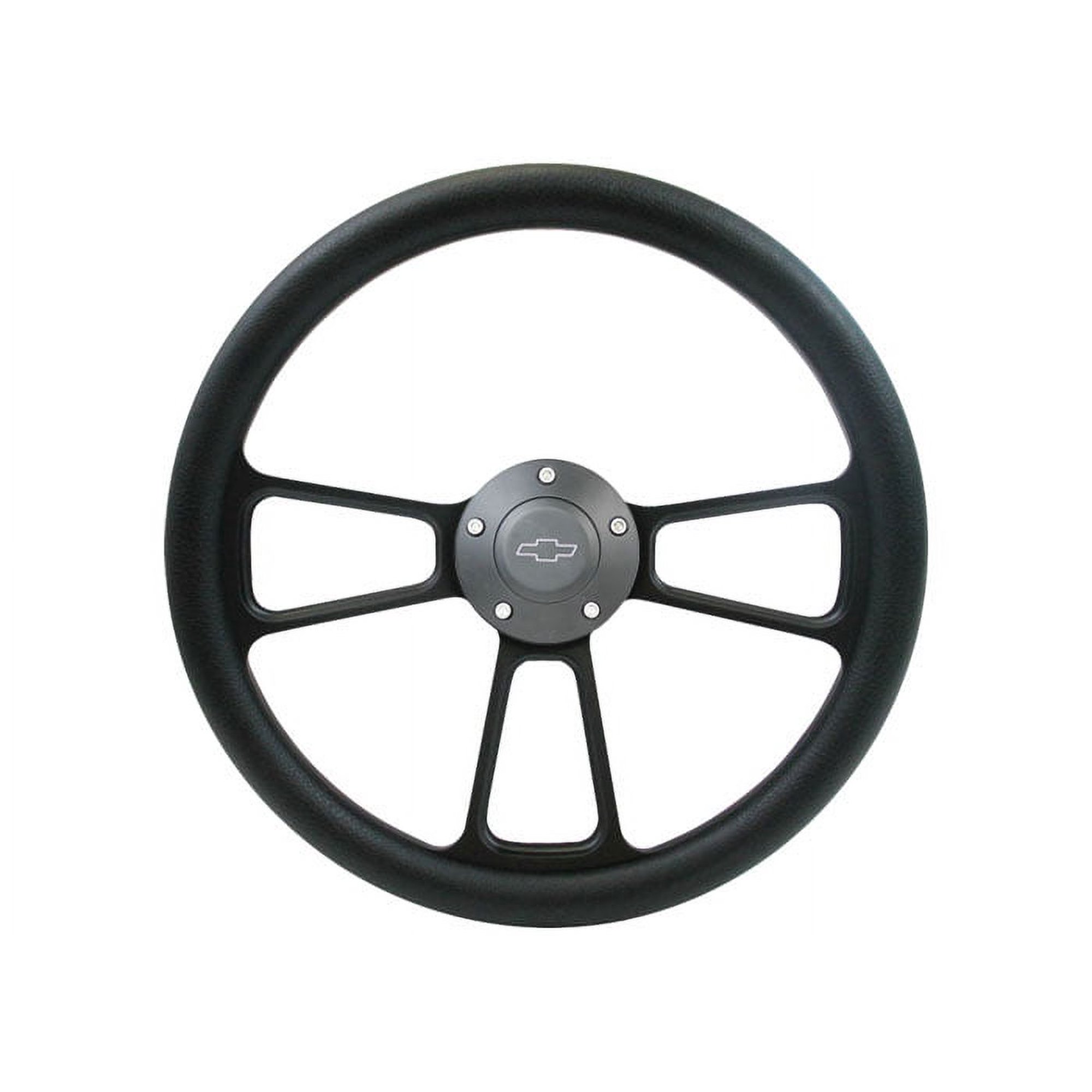 Brothers Trucks STRF8BB160-69 Steering Wheel - Custom - Black/Black - Bowtie