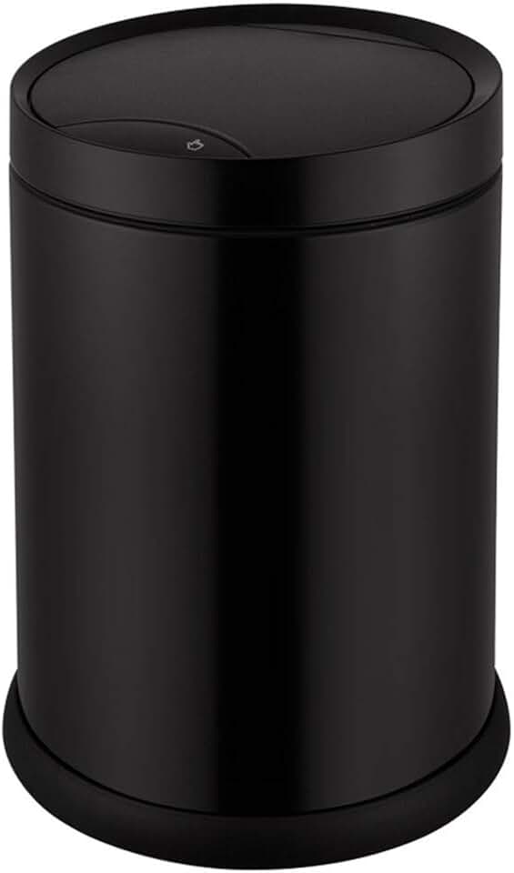 Sensor Trash Can Smart Dustbin Intelligent Waste Bin with Automatic Manual Close 10L Trash Bin Kitchen(Black)