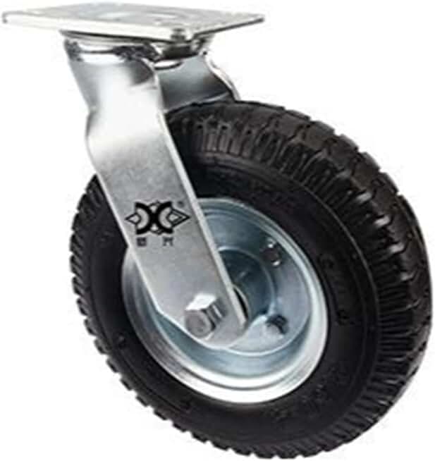 8 Inch Normal Caster Inflatable Rubber Wheel Universal Heavy 1Pcs (Color : 8-inch-A-Active)