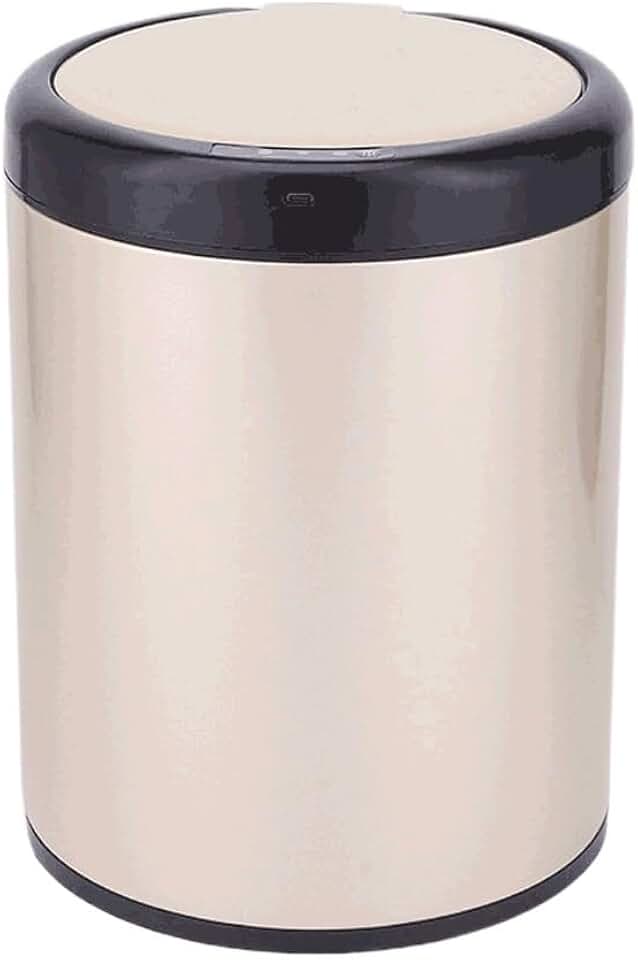 Smart Sensor Garbage Bin Kitchen Bathroom Toilet Trash Can Automatic Induction Bin with Lid(D)