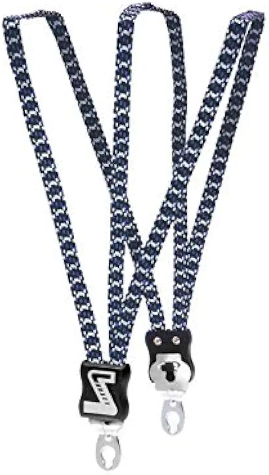 SIMSON Bicycle Accessories Lashing Strap Luggage Fixed Easy Installation Navy & White, Clear