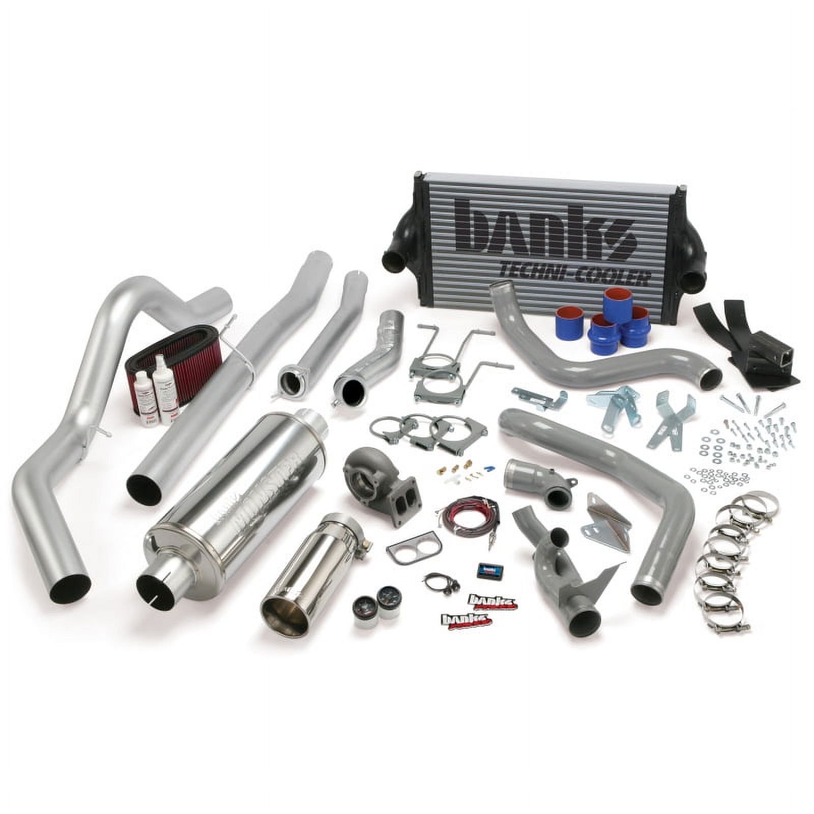 Banks Power 94-97 Ford 7.3L CCLB Man PowerPack System - SS Single Exhaust w/ Chrome Tip Fits select: 1994-1997 FORD F250, 1994-1997 FORD F350