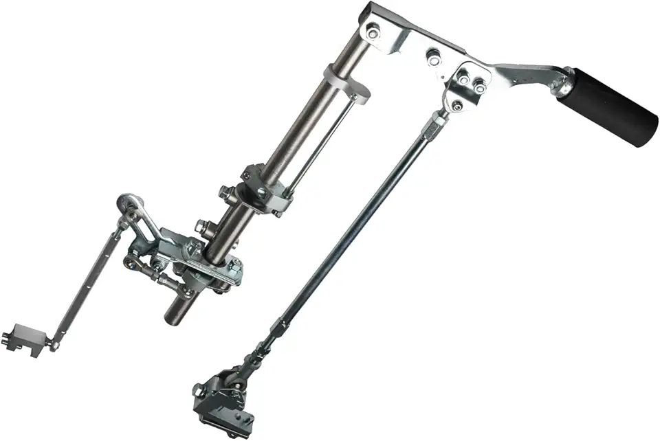 Freedom Staff Hand Control Right Angle with Accelerator Lockout Universal Fit, Easy Installation, and Ergonomic Design for Safe Driving, All Parts Compatible with Monarch 1-A Push-Pull Hand Control