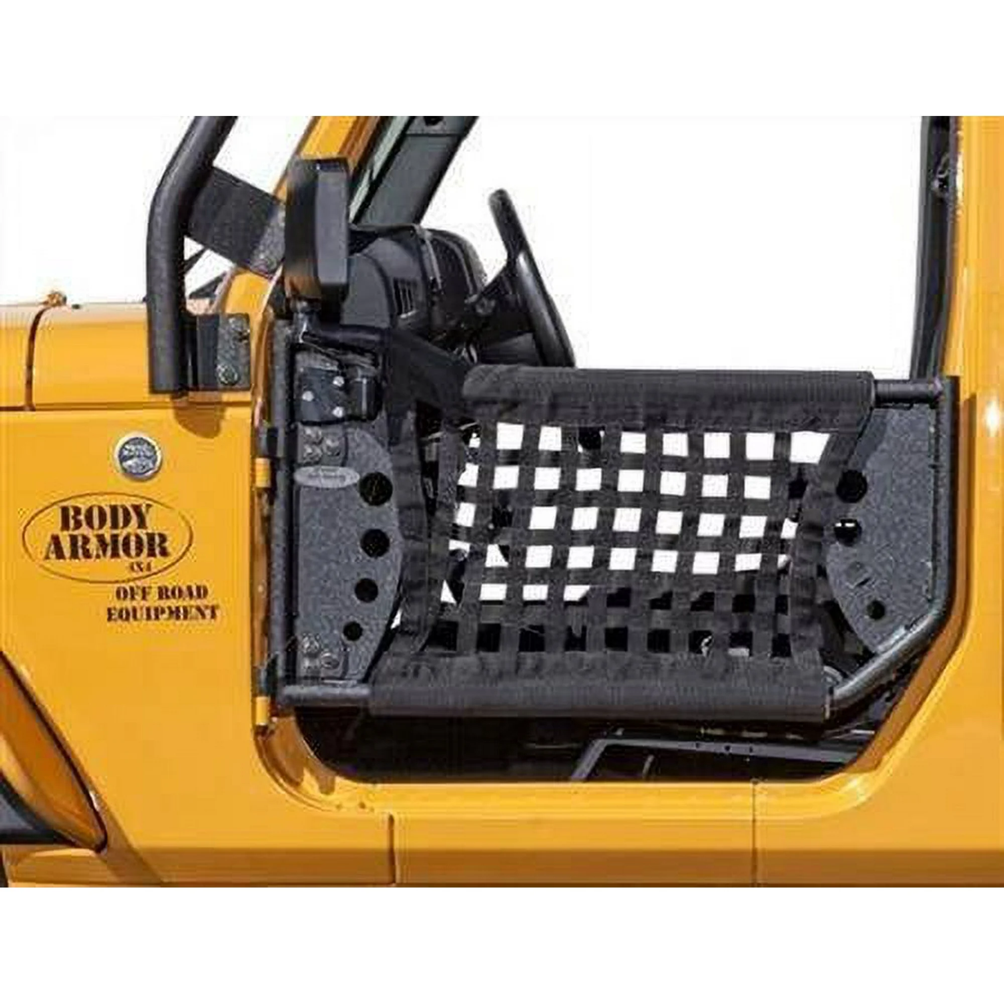 Body Armor 2007-2018 Fits Jeep Wrangler Gen 3 Traildoors Front Pair Black JK-6139