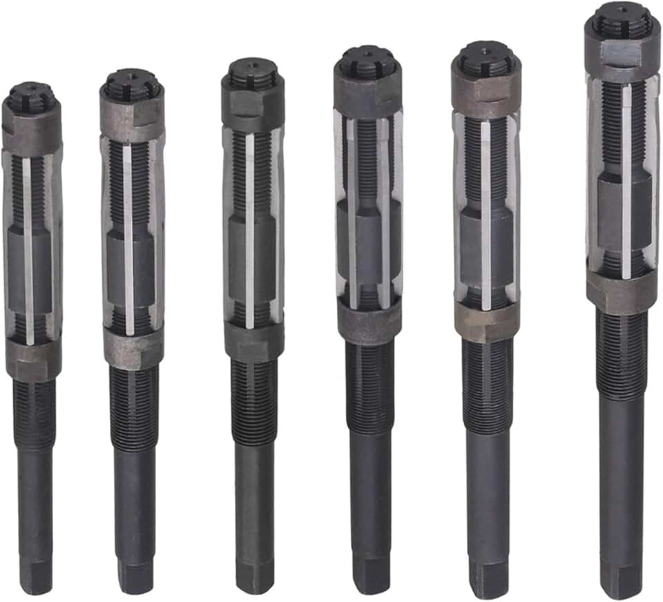 1Pcs Adjustable Hand Reamer HSS Size Range Alloy Steel Reamer Hand Reamer Machine Cutting Tools (26/29/30/33/38/44/54/64/74/84mm)(44-54)