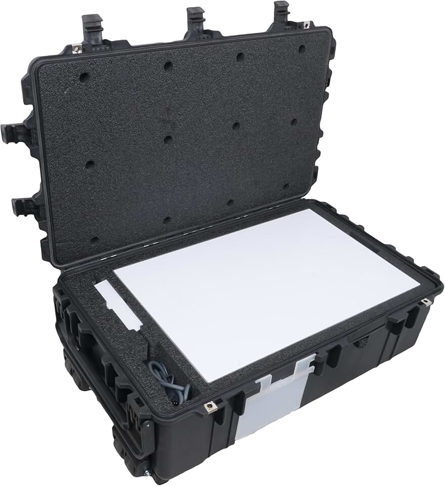 Case Club Travel Case for Starlink Standard Dish Kit - Hard-Shelled & Waterproof Exterior with a Custom Foam Interior (Gen 2)