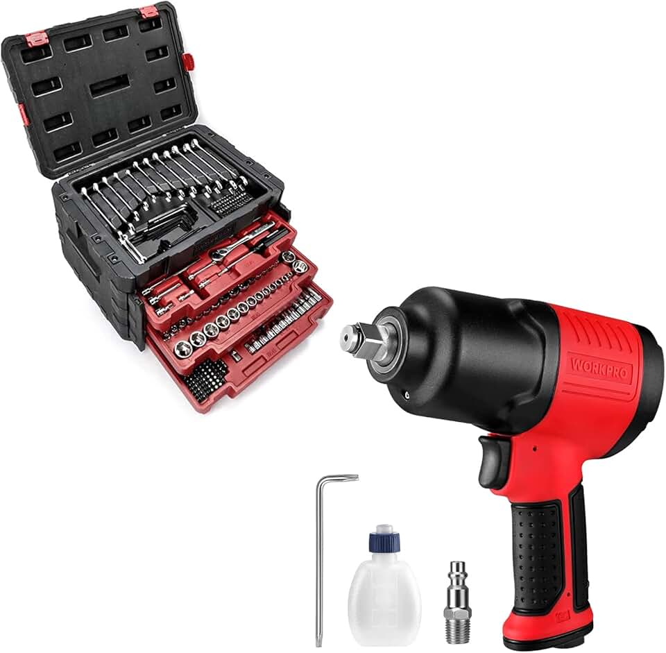 WORKPRO 450-Piece Mechanics Tool Set 1/2