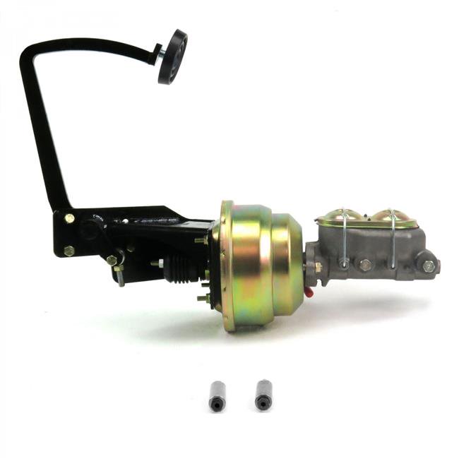 Helix Suspension Brakes & Steering  35-40 Ford OEM X 8 in. Dual Brake Pedal Kit Disc & Disc 3 in. Rubber Pad