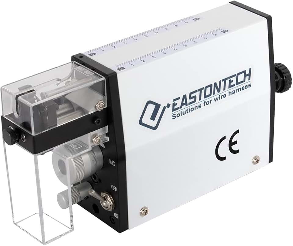 EASTONTECH EA10MT Unistrip Air Driven Pneumatic Cable Stripping Machine 0.03-2.08 mm² (AWG32-AWG14) Airpowered Wire Stripper tools Stripping Discrete Wires Small Multi-conductor for Jacket Strip