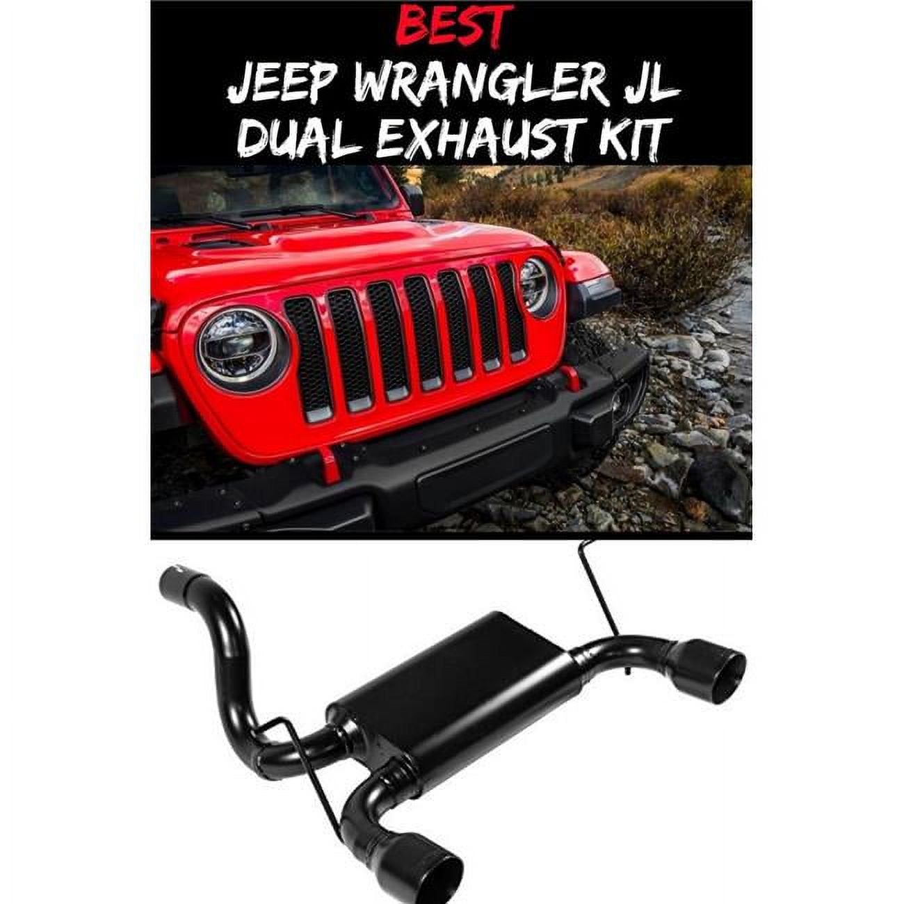 AWE Tuning  Cat-Back Exhaust System for 2018 Plus Jeep Wrangler JL & JLU 2.0T Trail Edition
