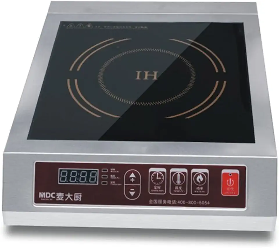 Stainless Steel 3500W Electric Induction Cooktop, Electric Countertop Burners