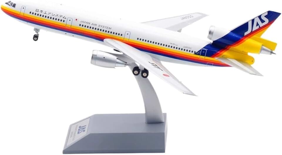 diecast Plane Model Alloy 1:200 Scale Model Aircraft for Japan Aerosystems Mcdonnell DC-10-30 Jet Aircraft Model JA8550 Fighter Model