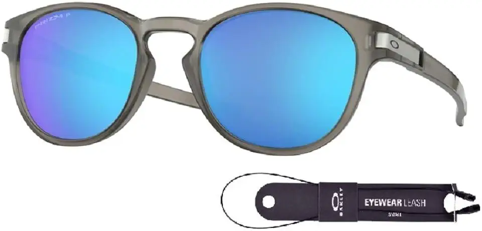 Oakley Latch OO9265 Sunglasses For Men+ BUNDLE Leash + BUNDLE with Designer iWear Eyewear Kit