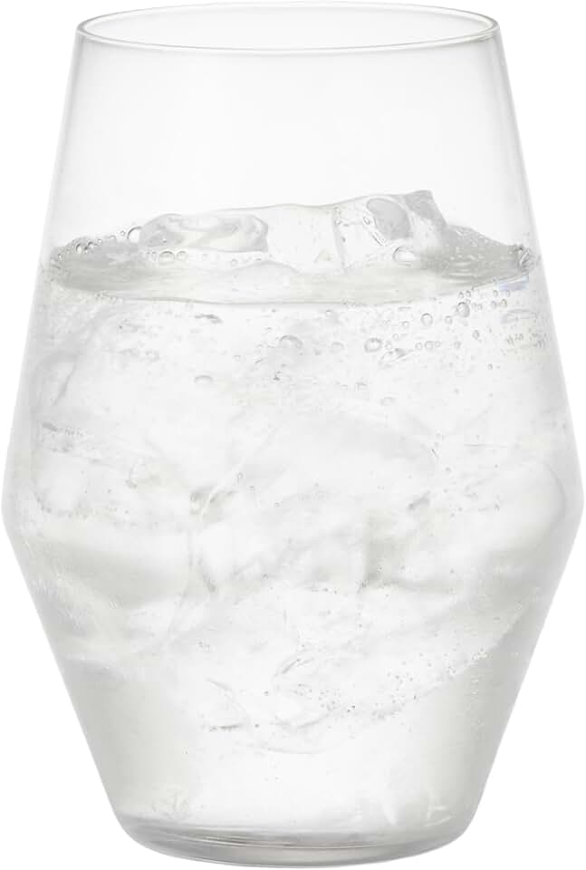 東洋佐々木ガラス Toyo Sasaki Glass Tumbler, 13.5 fl oz (400 ml), Fino, Made in Japan, Set of 60 (Sold by Case), Dishwasher Safe B-21125CS