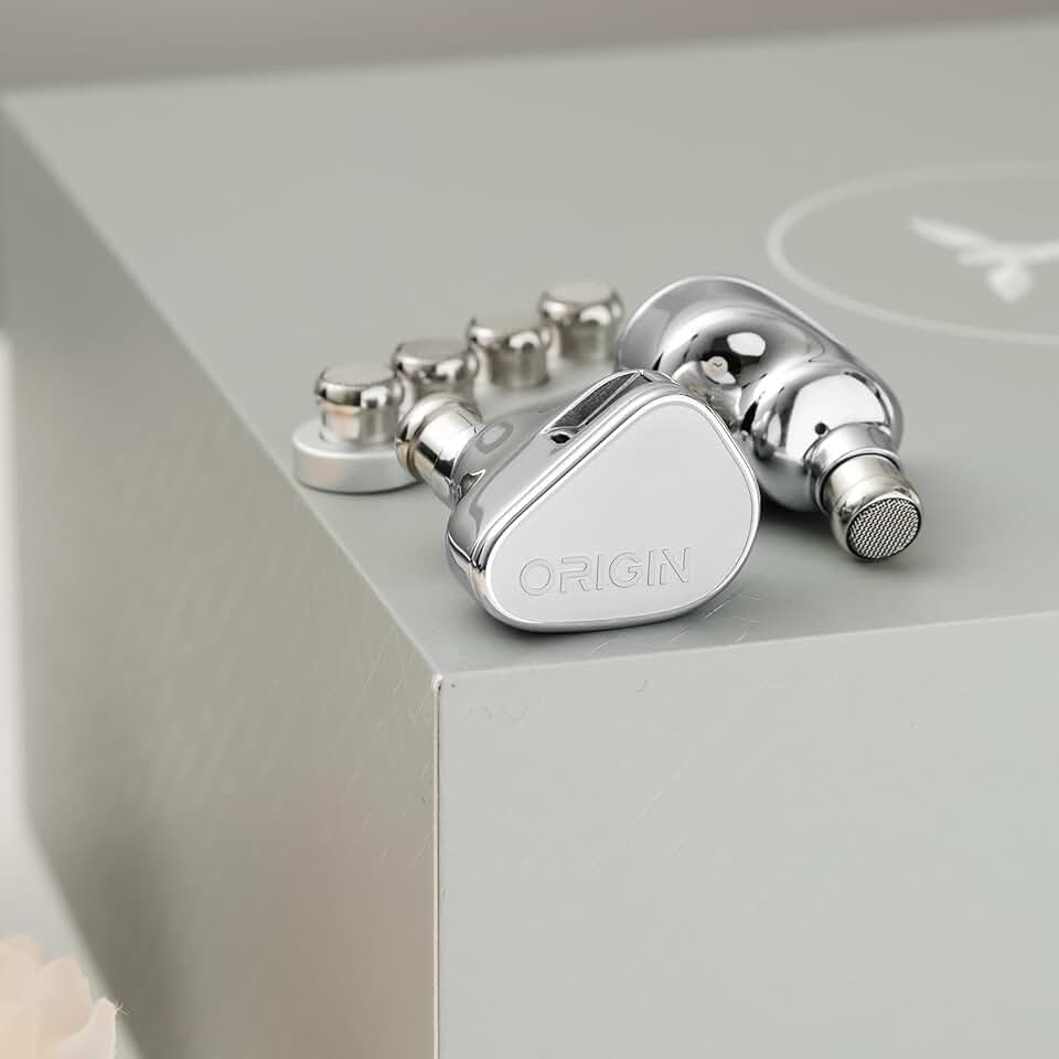 HiFiGo Tanchjim Origin 1DD in-Ear Earphones, Single DMT5 Dynamic Drivers IEMs in-Ear Monitors with Dual Cavity and Magnetic Circut (3.5mm)