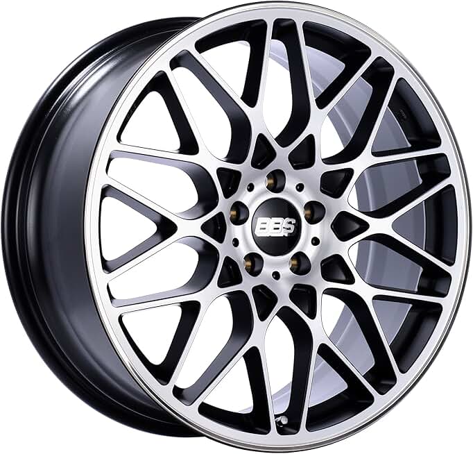 BBS RX-R Black Wheel with Painted Finish and Diamond-Cut Face (19x10