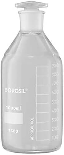 Borosil® Reagent Bottles with Ground Glass Stopper and Graduations, 60 mL, 40/CS
