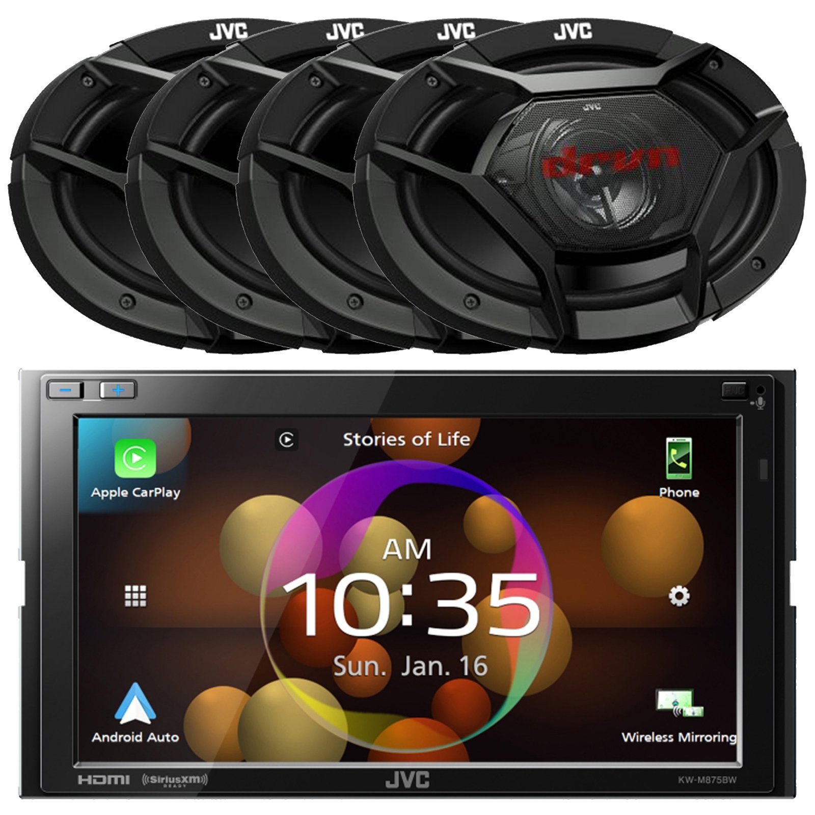 In-Dash Double DIN 6.8