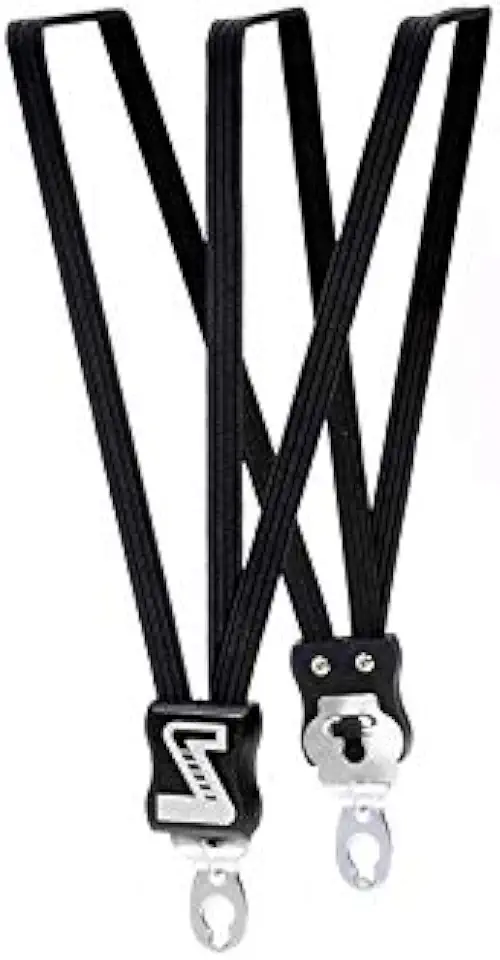 Simson Bicycle Accessories Lashing Strap Luggage Fixed Easy Installation Black, Clear
