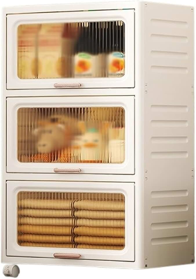 Foldable Stackable Toy Storage, Storage Containers for House Organizing(E)