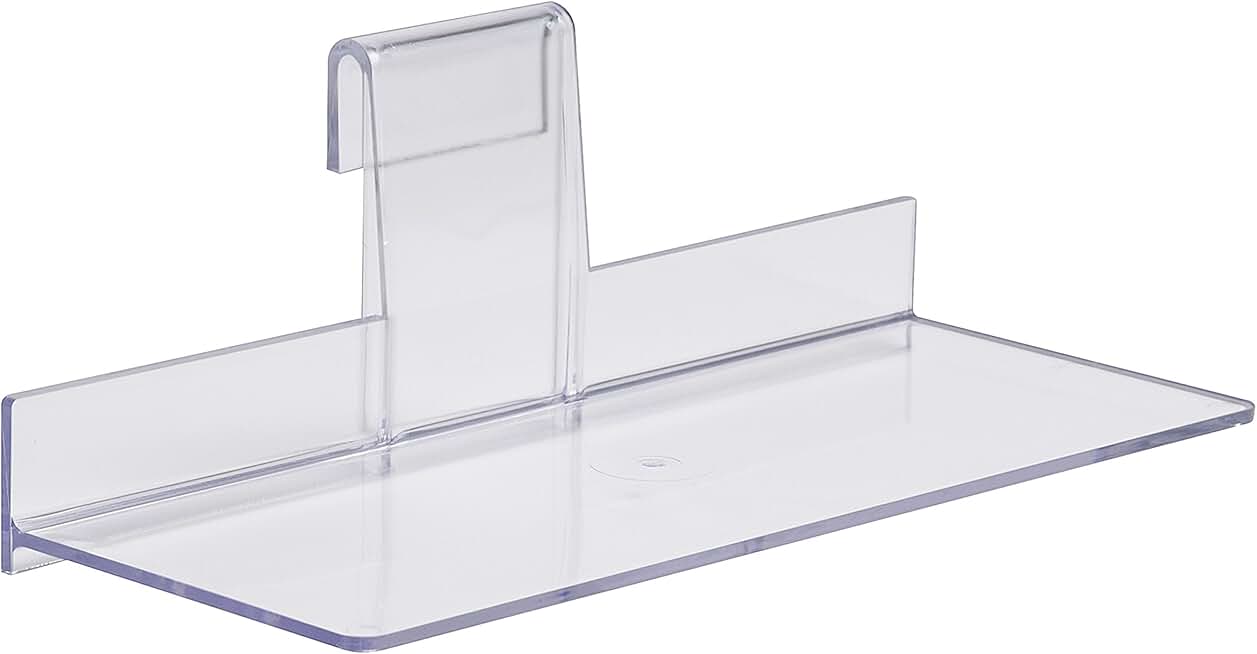 Econoco JGR410/ST Injection Molded Styrene Shoe Shelf, 4