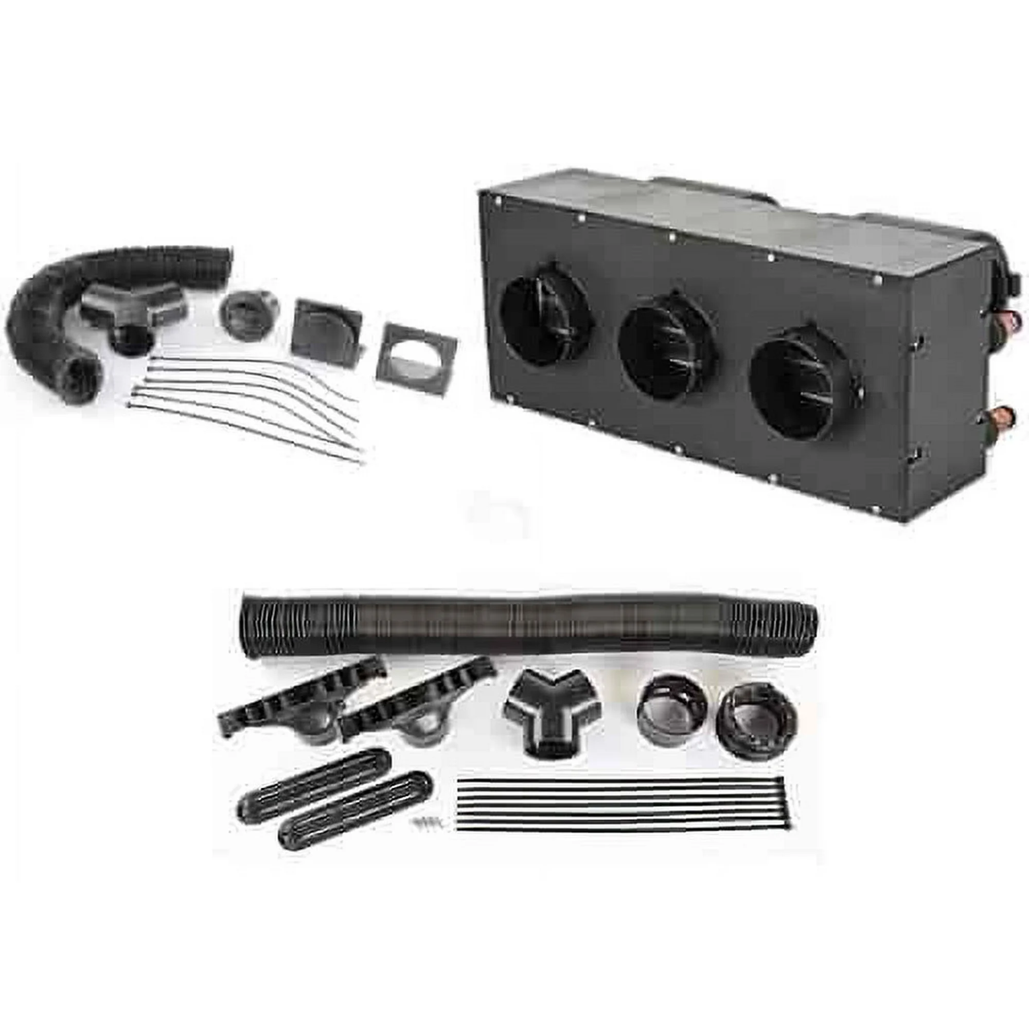 JEGS 70602K Auxiliary Heater and Duct Kit 40 000 btu Includes: Heater Assembly D