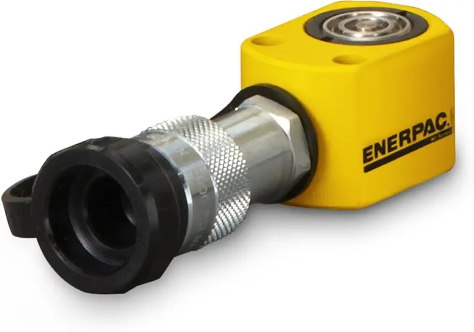 Enerpac RC-50 Single-Acting Alloy Steel Hydraulic Cylinder with 5 Ton Capacity, Single Port, 0.63
