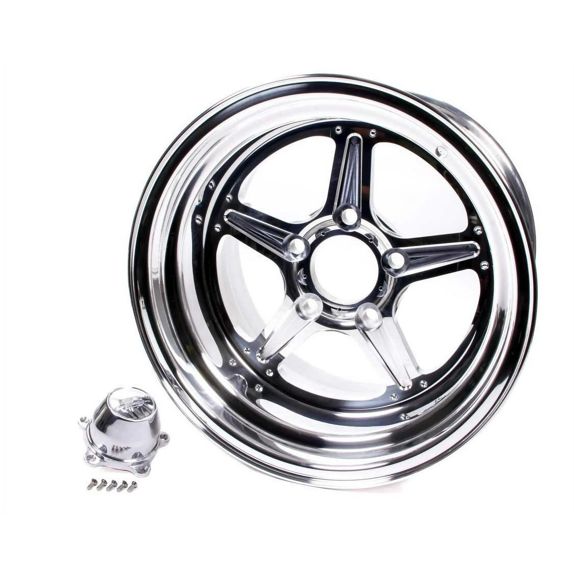 Billet Specialties RS035126155N Street Lite Polished Wheel - Polished - 15 x 12 in.