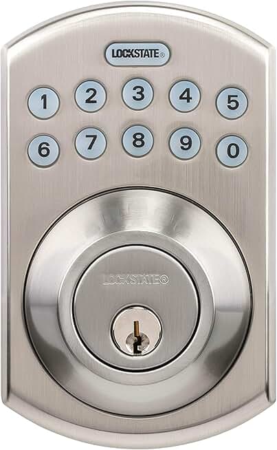 Residential WiFi Deadbolt in Satin Nickel