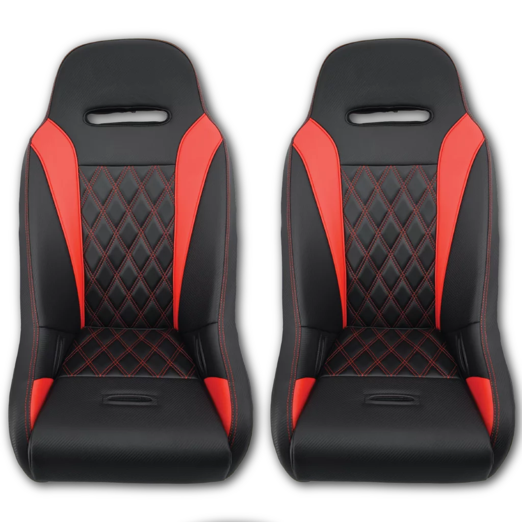 Pair of Apex Suspension Seats-Red