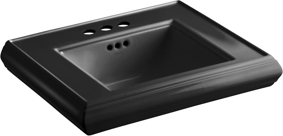 Memoirs® pedestal/console table bathroom sink basin with 4