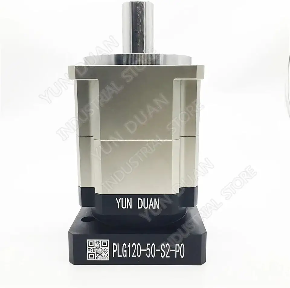 Nema42 Motor Reducer Planetary Gearbox Helical Gear Reducer for 1KW 2KW 100mm Servo 110 2PH/130mm 1Pcs(Ratio 50 to 1,24mm Input for Servo)