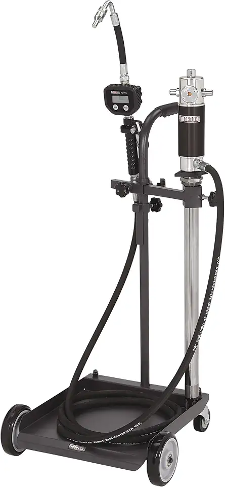 Ironton Air-Operated 5:1 Oil Pump Kit - with Cart, 3.7 GPM