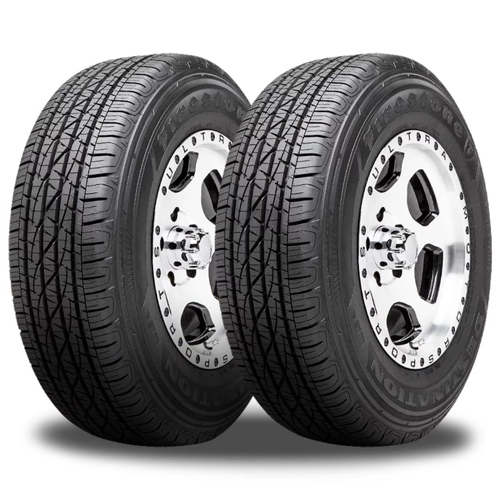 Pair of 2 Firestone Destination LE2 245/60R18 105H Truck SUV All Season 60K Mile Tires FS011785 / 245/60/18 / 2456018 Fits: 2011-19 Ford Explorer XLT, 2016-21 Honda Pilot EX-L