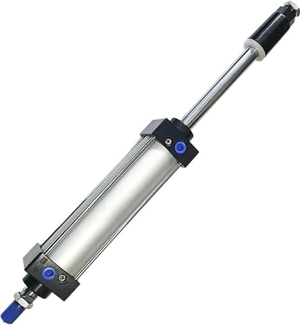 SCJ32 40mm Bore Adjustable Stroke Aluminum Alloy Double Acting Piston Tools Standard Air Pneumatic Cylinder 1Pcs(Stroke 125-100mm,Bore 40mm)