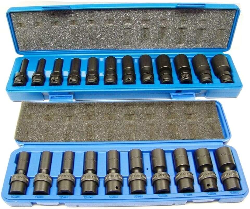 Radius Corner Design, Steel Construction with Durable Phosphate Finish, 22 Pcs 3/8