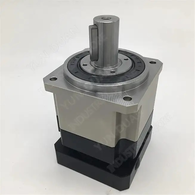 7:1 Helical Planetary Ratio 7 Reducer 3 Arcmin Backlash Gearbox 19mm for NEMA34 90mm 750W 1KW AC Servo Motor Robot Top Precision 1Pcs