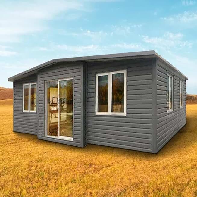 Stylish Insulated Prefabricated House Designed for Comfort | Compact Tiny Home Ideal for Office, Guest Accommodations, or Recreational Use