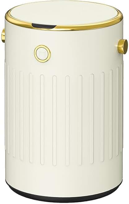 Automatic Sensor Smart Trash can with lid - 9l Metal Garbage bin