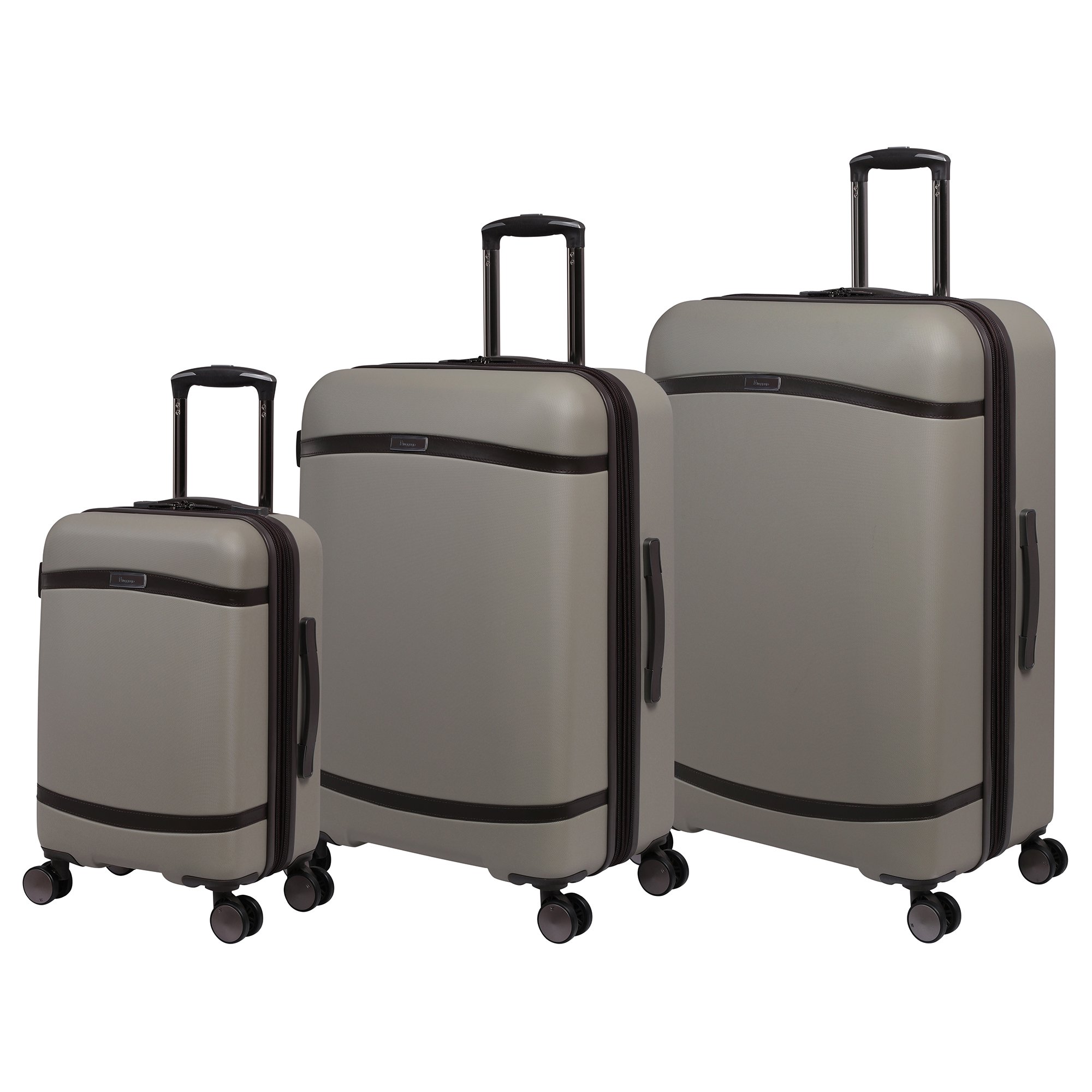 it luggage Quaint 3 Piece Hardside 8 Wheel Expandable Spinner Luggage Set
