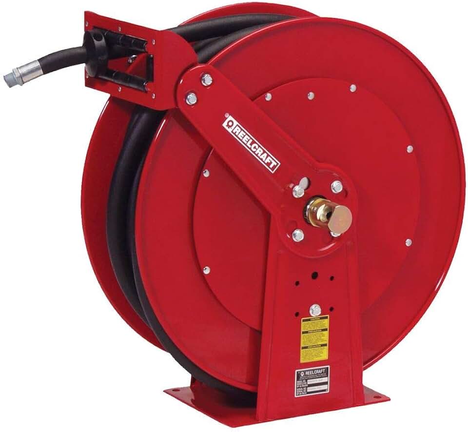Reelcraft F83050 OLP Spring Retractable Fuel Hose Reel, 3/4