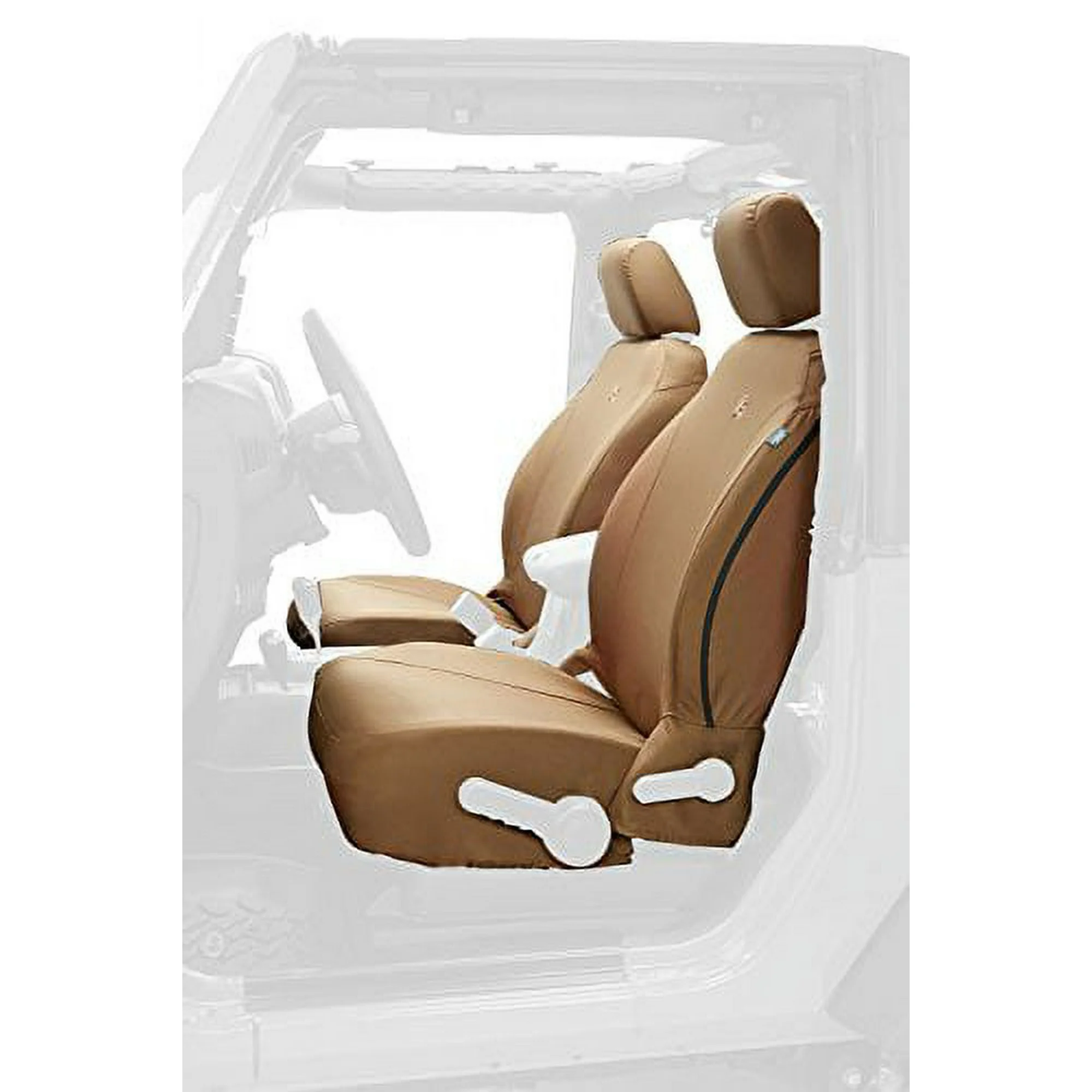 Bestop 29280-04 Tan Front Seat Cover for 2007-2012 Jeep Wrangler 2DRand
